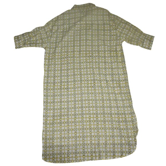 Zen Ethic Button Up Collared Shirt Dress Women's Small - Picture 6 of 8